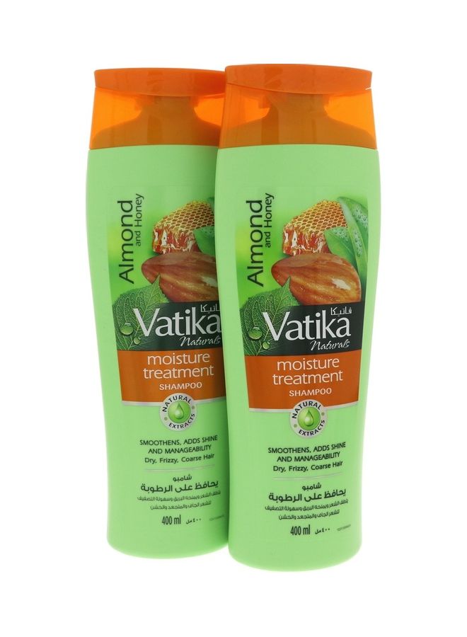 دابر شامبو فاتيكا لمعالجة الترطيب باللوز والعسل (مجموعة من عبوتين) 400ملليلتر