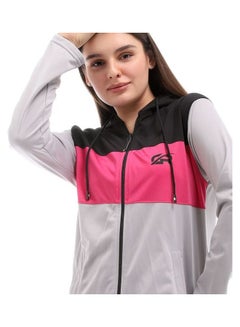 Caesar Woman Hoodie With Pants Sport Training Suit Multicolour  - Image 3