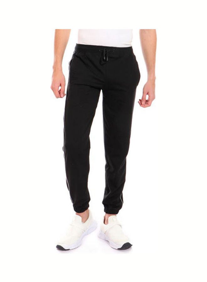 Caesar Detailed Casual Sweatpants With 2 Line Black  - Image 1