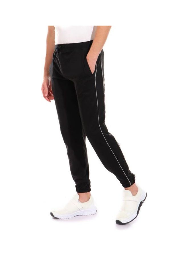 Caesar Detailed Casual Sweatpants With 2 Line Black  - Image 2
