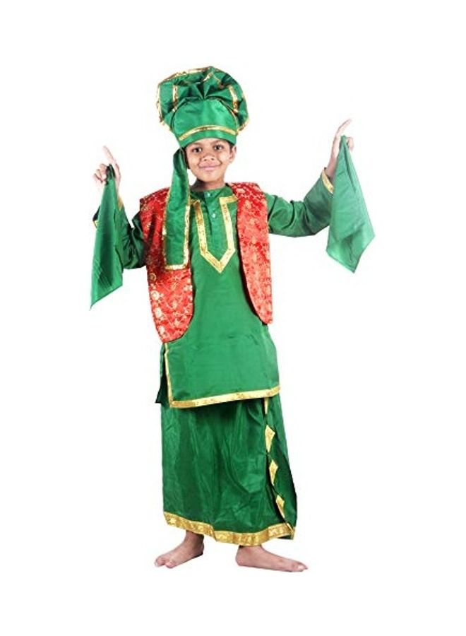 Indian Traditional Punjabi Bhangra Costume Set