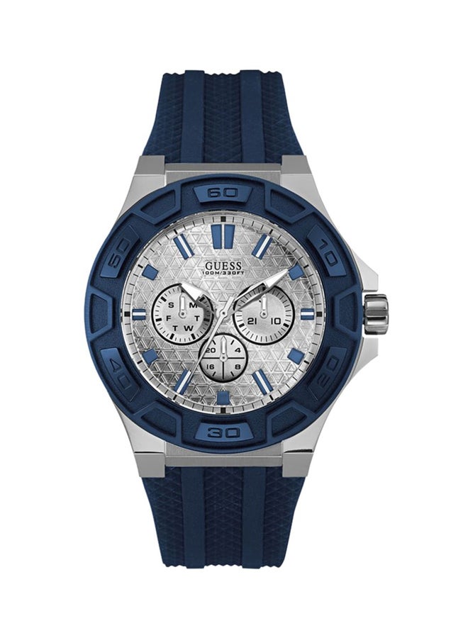 جس ساعة يد كرونوغراف بسوار من السيليكون طراز W0674G4 للرجال - Image 1