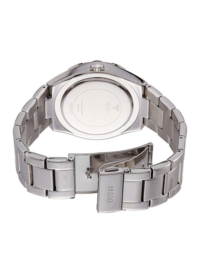 جس ساعة يد بعقارب وسوار من الستانلس ستيل طراز W0729L1 للنساء - Image 2