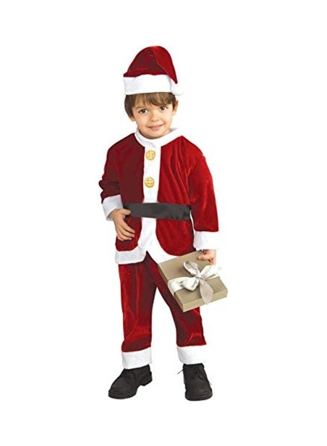 Santa Clause Dress Costume with Cap 2 – 3