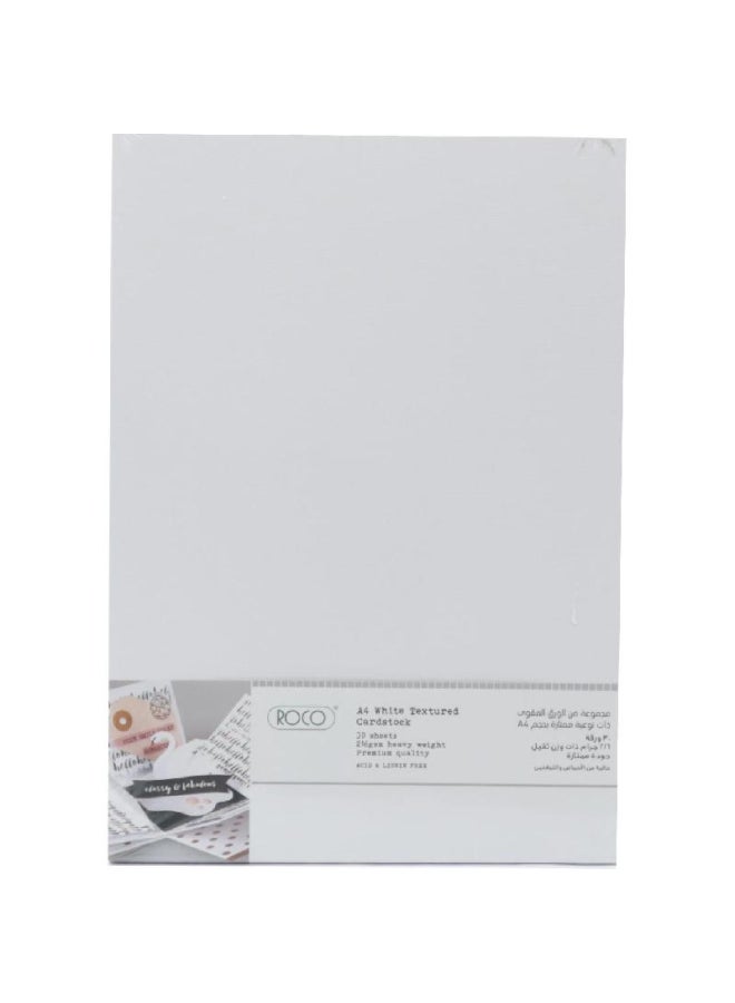 Smooth Paper Pad White