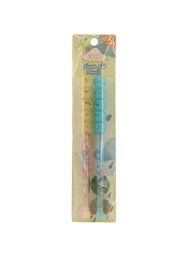 ROCO 2-Piece Mechanical Pencil Multicolor