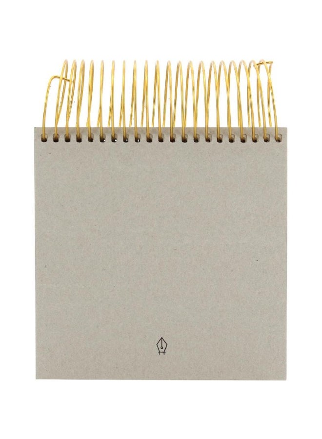 ROCO Notebook Top Spiral Sheets Lined Grey  - Image 1