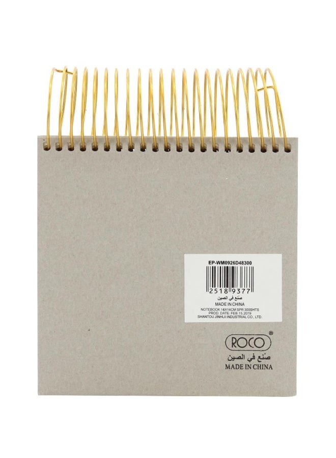 ROCO Notebook Top Spiral Sheets Lined Grey  - Image 2