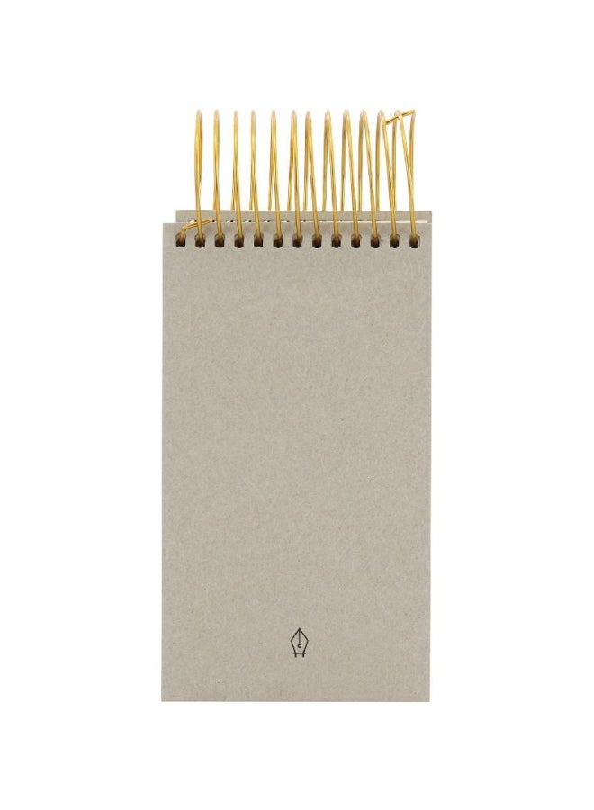 ROCO Notebook Top Spiral  Sheets Lined Grey  - Image 1