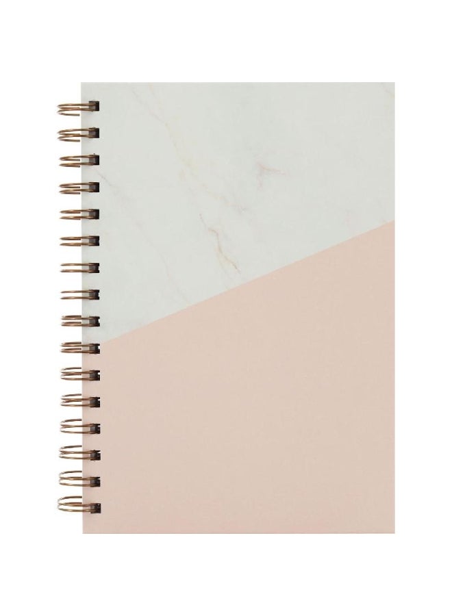 ROCO A Lined Sheets Notebook -Tone Pink/White - Image 1