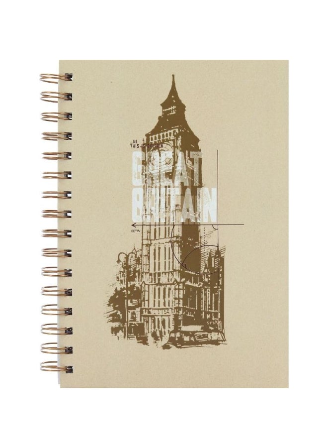 ROCO Notebook Big Ben Tower A Sheets Lined Beige - Image 1