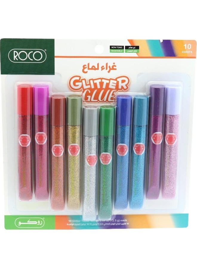 روكو مجموعة واحدة من غراء لماع كلاسيك متعدد الألوان