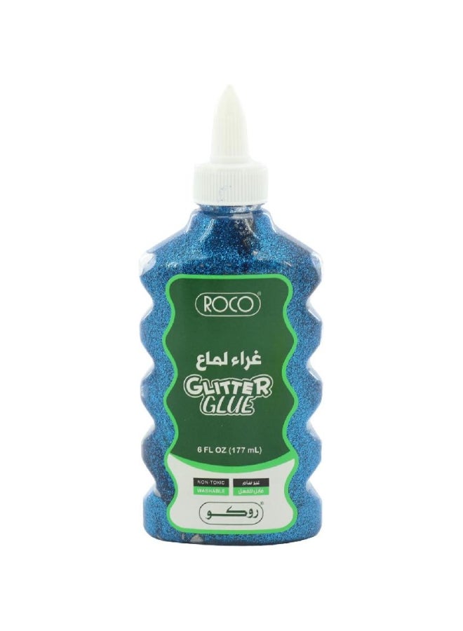 غراء لماع ميتاليك أزرق