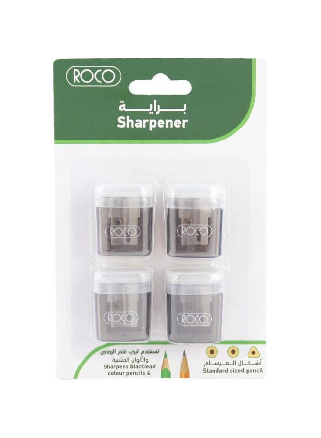 روكو براية جيب من 4 قطع فضي - Image 1