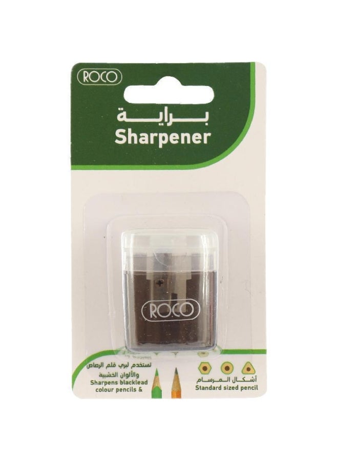 روكو أداة شحذ للجيب بفتحة واحدة أسود - Image 1