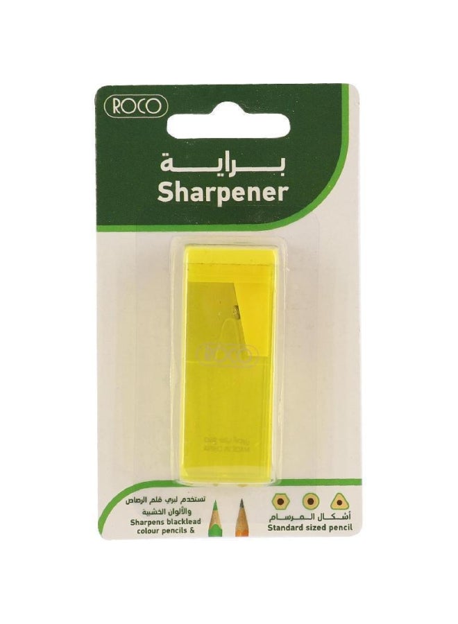 ROCO Pocket Sharpener Yellow - Image 1