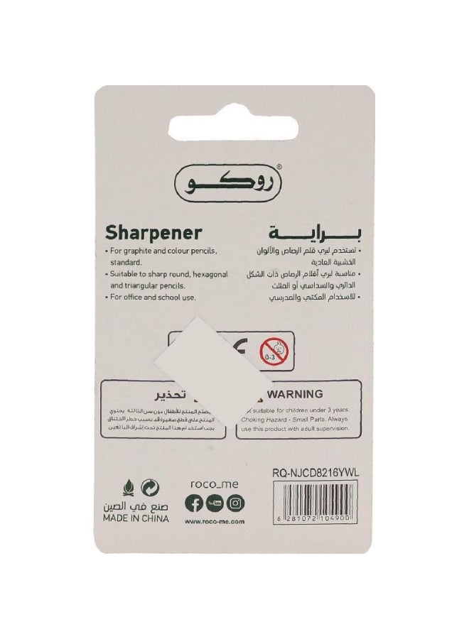 ROCO Pocket Sharpener Yellow - Image 2