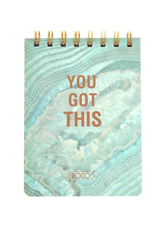 روكو دفتر ملاحظات مطبوع بعبارة You Got This A Sheets" باللغة العربية" أزرق - Image 1