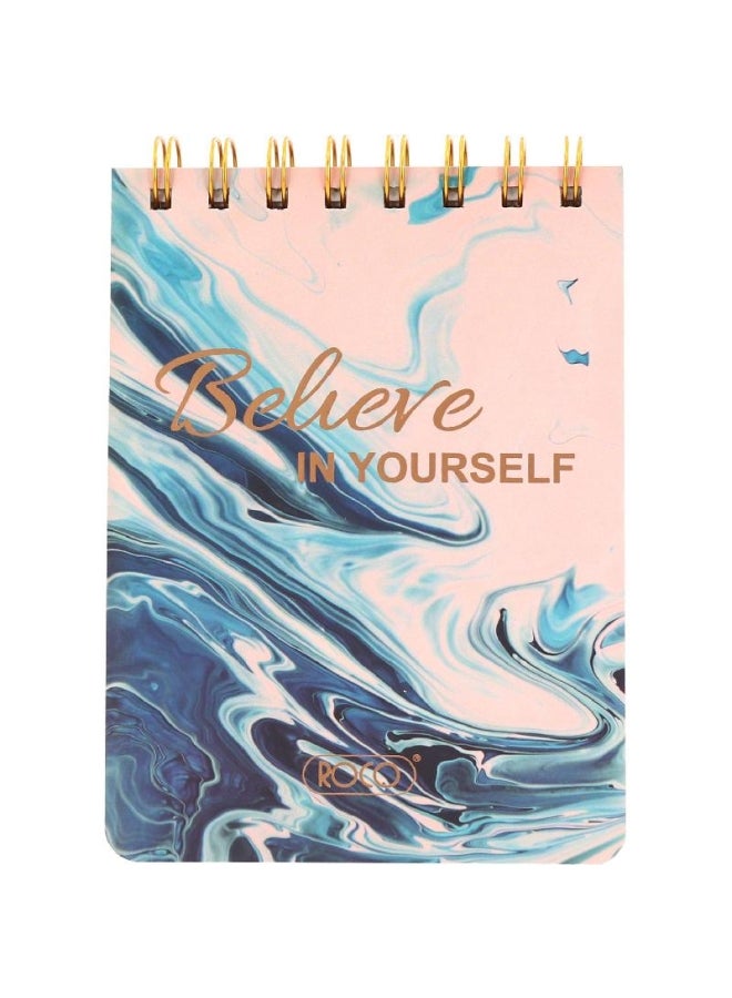 ROCO Memo Notebook Believe In Yourself A Sheets Single Ruled Arabic Multicolour - Image 1