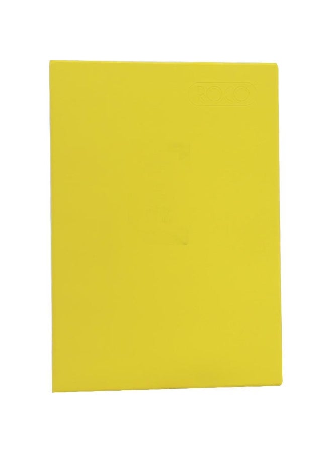 روكو دفتر ملاحظات مسطر مقاس A4 يحتوي على 100 ورقة أصفر - Image 2
