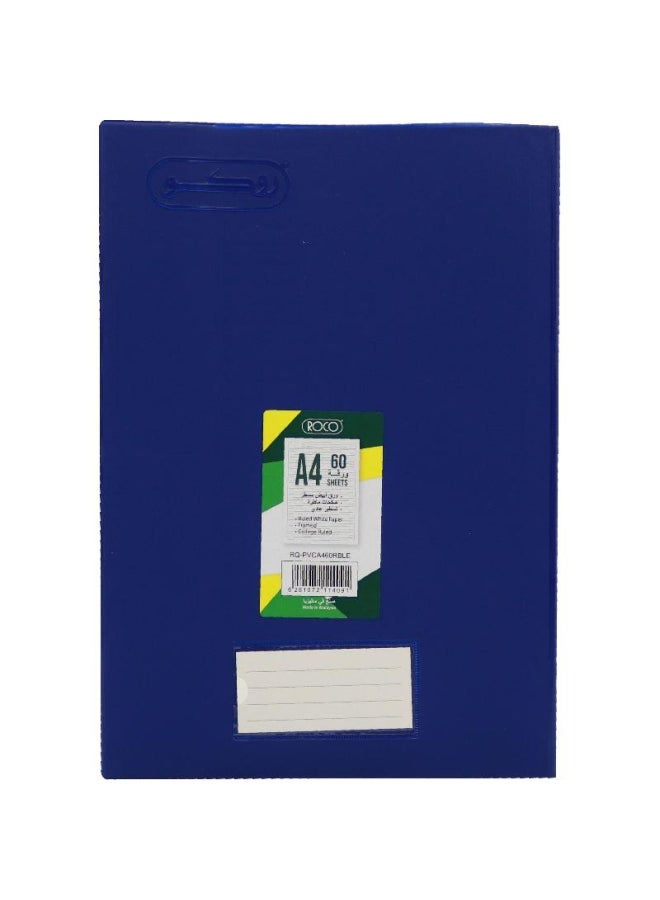 ROCO Notebook A  Sheets Lined Royal Blue  - Image 1