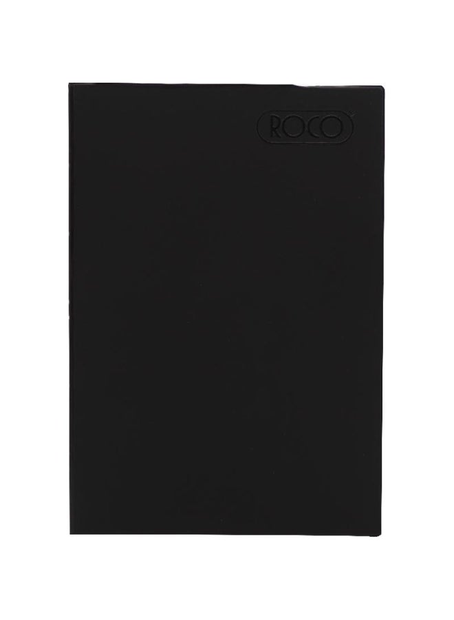 روكو دفتر مُسَطَّر بحجم A4 أسود - Image 2