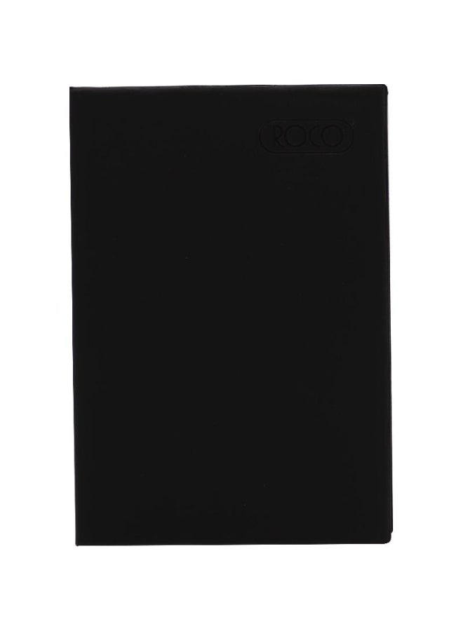 روكو دفتر ملاحظات مسطّر مقاس A5 من 100 ورقة أسود - Image 2