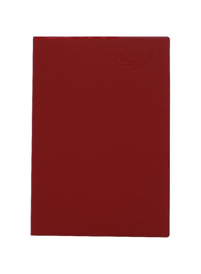 روكو دفتر مسطر قياس A5 أحمر - Image 2