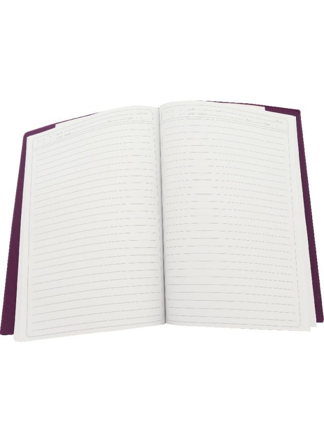 ROCO B5 Ruled Notebook Purple - Image 2