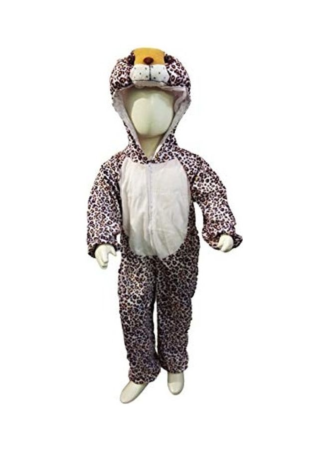 BookMyCostume Leopard Cheetah Fast Wild Animal Kids Fancy Dress Costume 6-7 Years 13x11x3inch  - Image 1