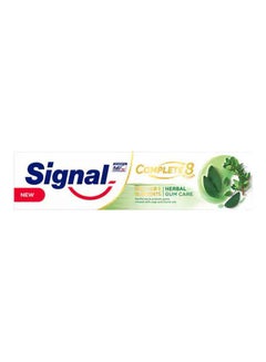 Signal Natural Complete 8 Toothpaste Herbal Gum Care White-Green 100ml - v1624386218/N48508793A_1