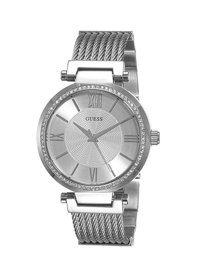 GUESS Women's Iconic Stone Studded Analog Watch W0638L1  - Image 1