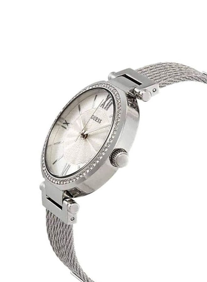 GUESS Women's Iconic Stone Studded Analog Watch W0638L1  - Image 4