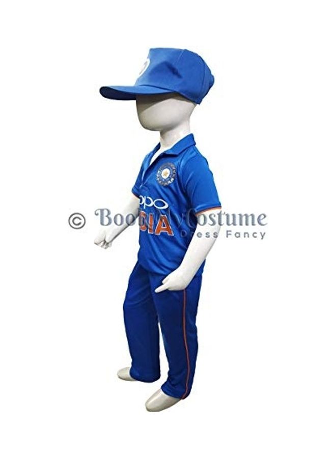 BookMyCostume Indian Cricket Team Cricketer Sports Fancy Dress Costume  - Image 2