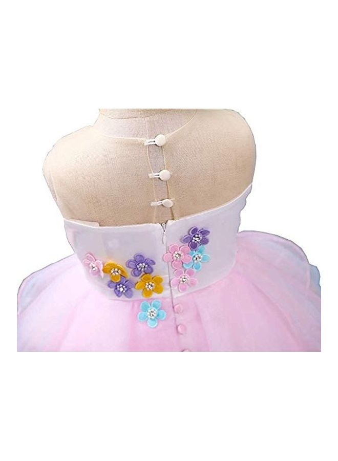 Fancydresswale Girls Unicorn Dress Up Fancy Costume For Pageant Party  - Image 3