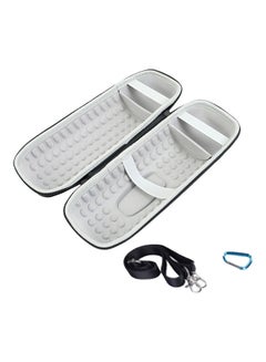 Generic Bluetooth Speaker Protective Pouch With Buckle For JBL Charge5 Black/Gray  - Image 1