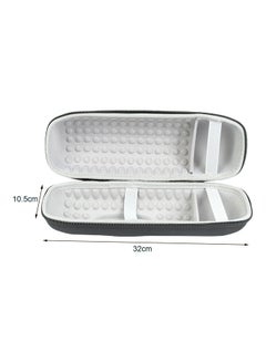 Generic Bluetooth Speaker Protective Pouch With Buckle For JBL Charge5 Black/Gray  - Image 3