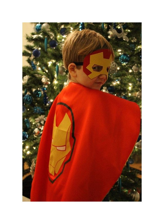 XiuWoo Double Sided Costume Cape And Mask Set  - Image 2