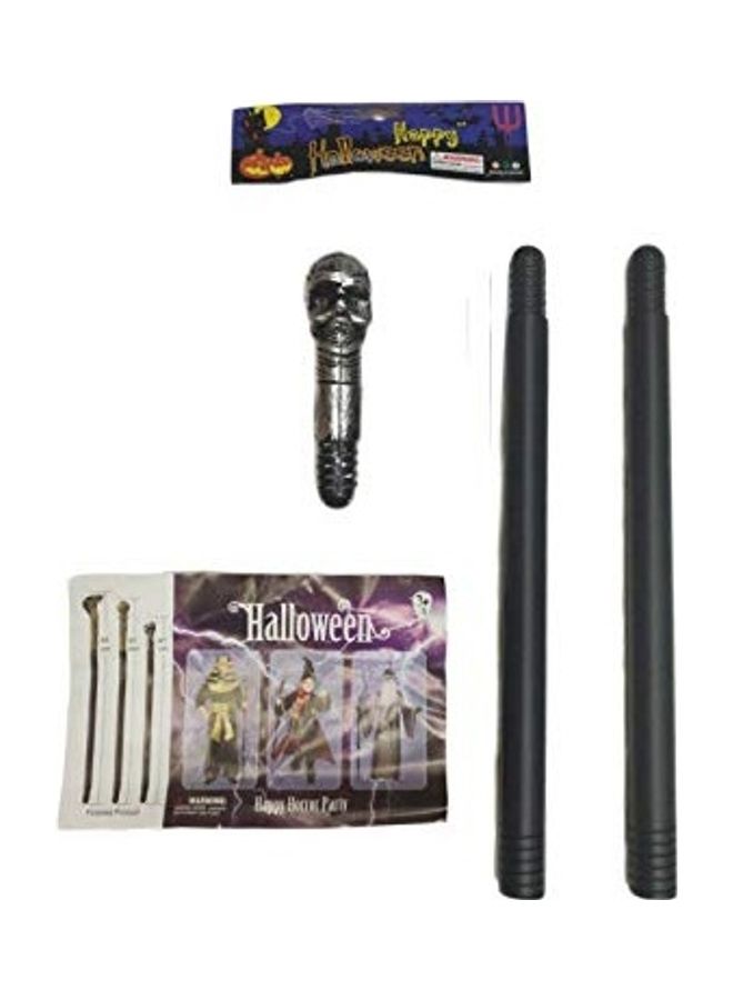 Skull Themed Wand Stick One Size 