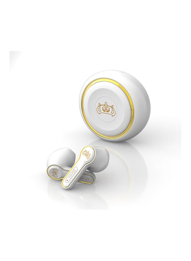 Generic Bluetooth Smart Touch In Ear Wireless Earbuds White/Gold  - Image 1