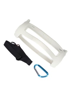 Generic Bluetooth Speaker Protective Sleeve With Buckle For JBL Charge5 White 