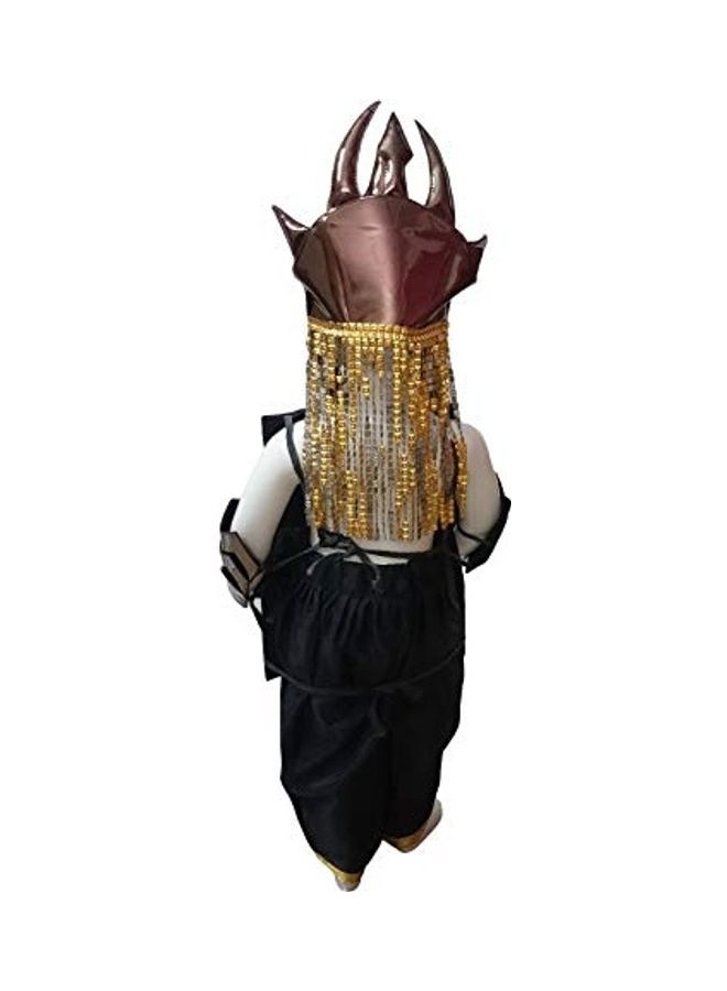 Baahubali Warrior with Helmet And Sword Fancy Dress Costume 3 – 4 - Image 3