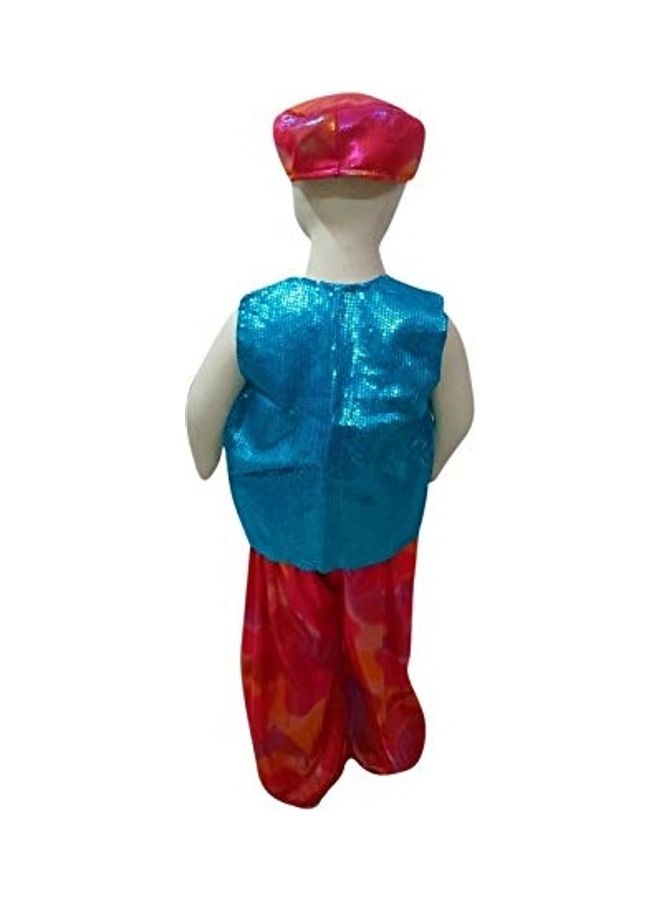Arabian Western Belly Dance Shirt Harem Pant Cap Costume  - Image 3