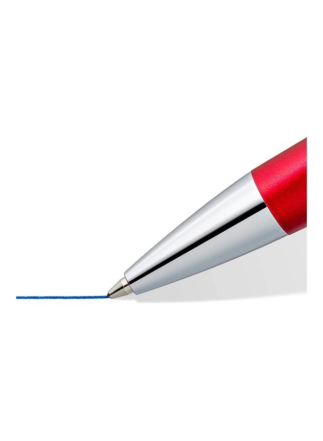 STAEDTLER Triplus Ballpoint Pen Red/Silver - Image 3