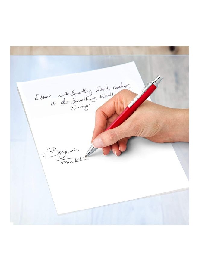 STAEDTLER Triplus Ballpoint Pen Red/Silver - Image 4