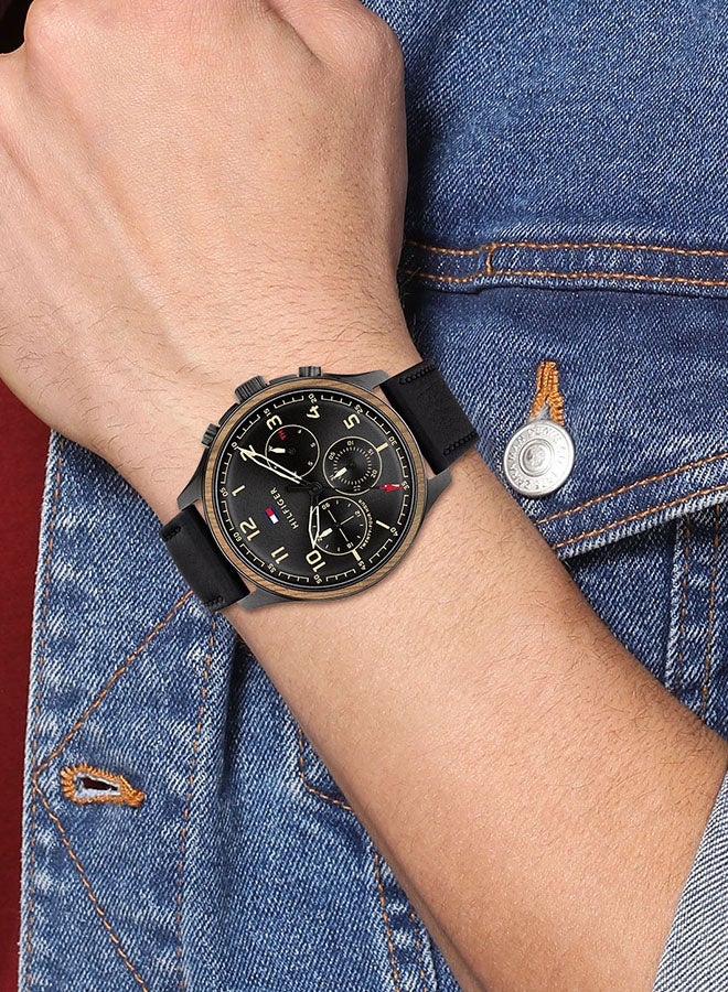 TOMMY HILFIGER Men's Asher  Black Dial Watch - 1791854  - Image 4