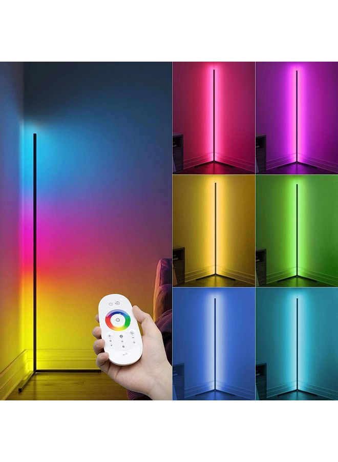 LED RGB Corner Ambient Light with Remote Multicolour - Image 2