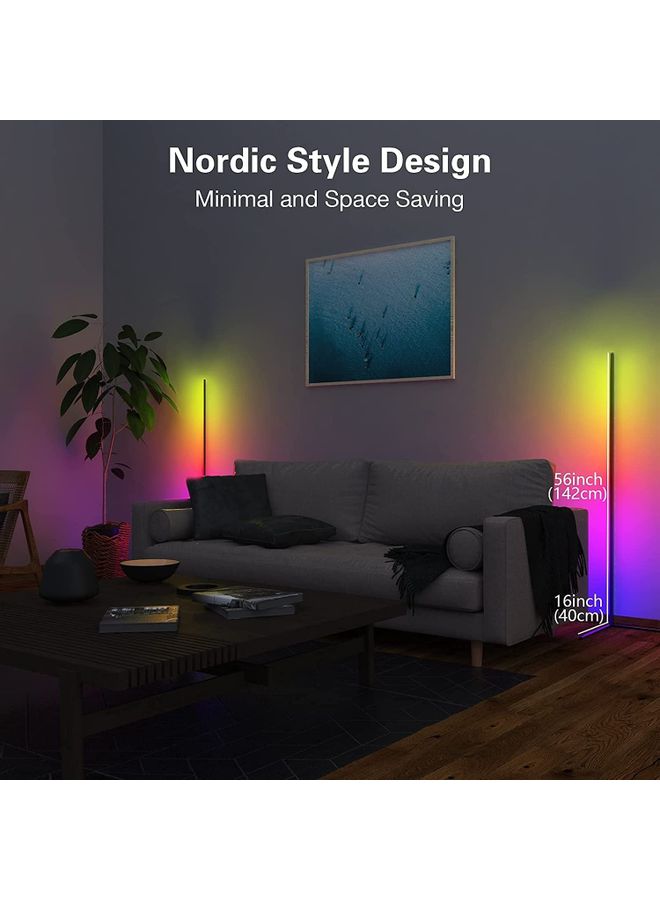 LED RGB Corner Ambient Light with Remote Multicolour - Image 4