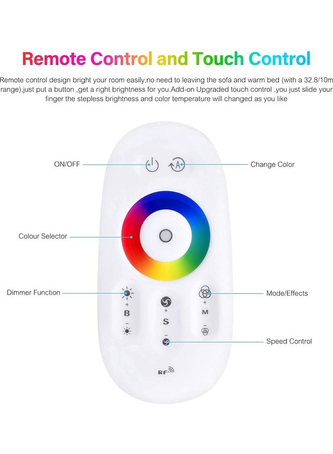 LED RGB Corner Ambient Light with Remote Multicolour - Image 5