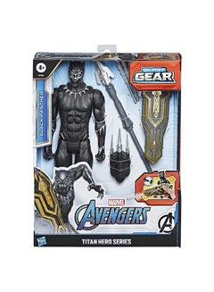 مارفل لعبة Marvel Avengers Titan Hero Series Blast Gear Deluxe Black Panther مقاس 12 بوصة مستوحاة من Marvel Comics  - Image 2